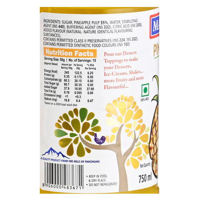 Manama Pineapple Crush 750 ML