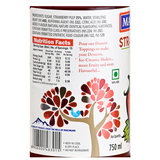 Manama Strawberry Crush 750 ML