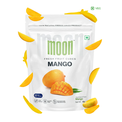 Moon Freeze Dried Mango Cubes | 32 gms