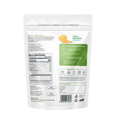 Moon Freeze Dried Mango Cubes | 32 gms
