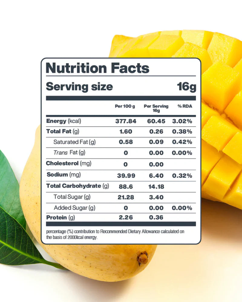 Moon Freeze Dried Mango Cubes | 32 gms