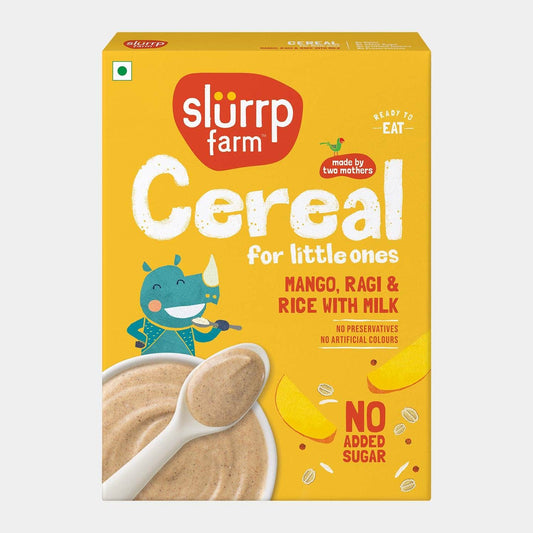 Slurrp Farm Mango, Ragi & Rice Cereal| 200 gms
