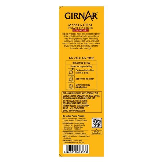 Girnar Instant Tea Premix With Masala (Low Sugar)