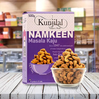 Kunjilal Dalsev Wale Kaju Masala  - 500 gms| Made in Desi Ghee | No Palm Oil