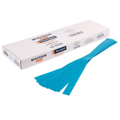 Tourniquet Elastic Strap 18 Inch Length, Blue, EACH