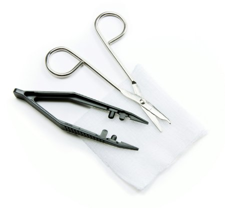 Suture Removal Kit with Plastic Forceps