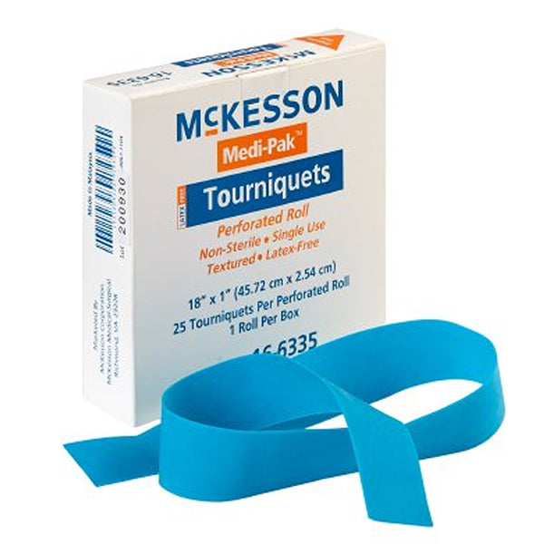 Tourniquet Strap Rolled and Banded 18 Inch Length 25/Box – Himkhand