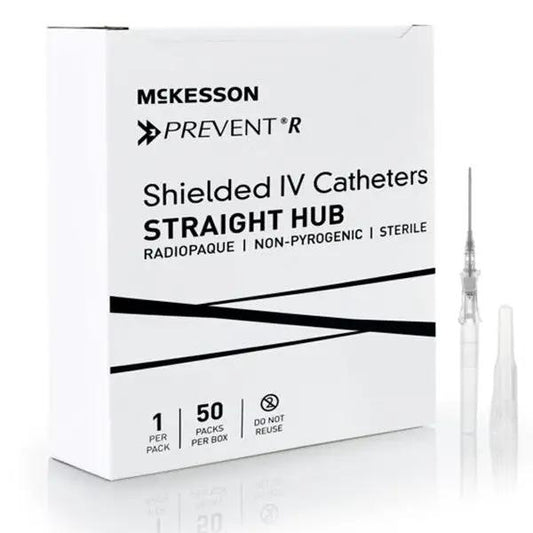 IV Catheter 16 Gauge x 1.16" Prevent R Peripheral with Button Retracting Safety Needle 50/Box