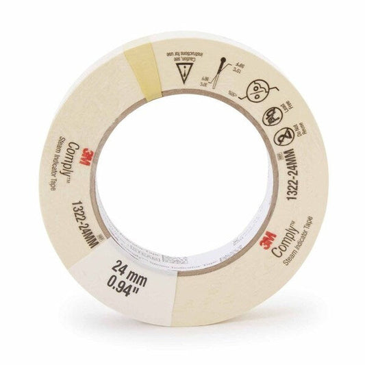 Steam Indicator Autoclave Tape Lead Free .94 inch x 60yds