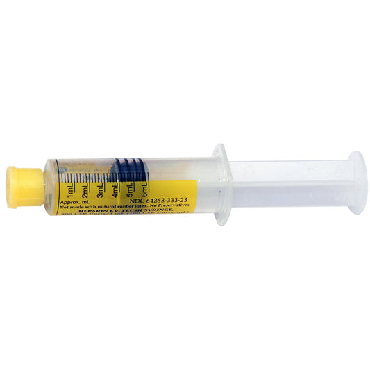 Heparin IV Flush Heparin Sodium, Porcine 100 U/mL Prefilled Flush Syringes 3 mL, 60/Box