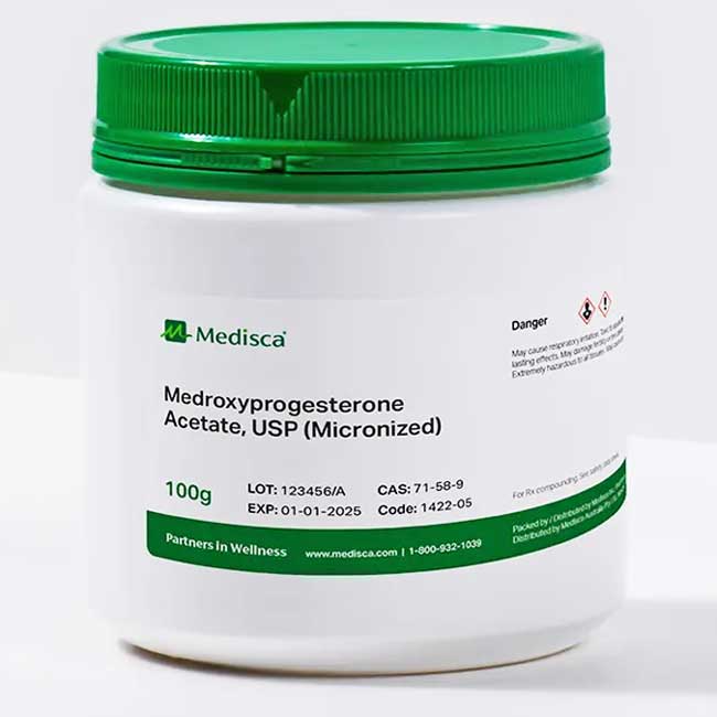 Medroxyprogesterone Acetate USP Powder (Micronized) For Compounding (API)