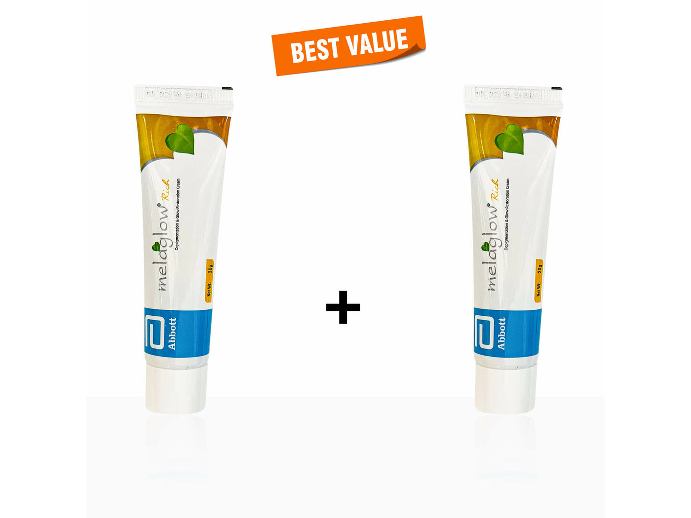 2x Melaglow Rich Cream - Pack of 2 - 20g each