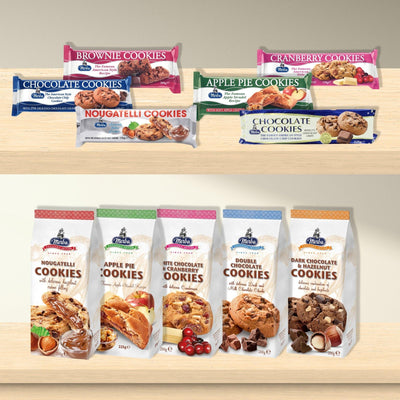 Apple Pie Cookies And Brownie Cookies And Dark Chocolate Hazeln Cookies|Combo Of 3