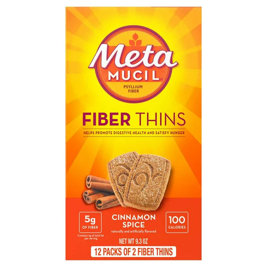 Metamucil Fiber Multigrain Wafers, Cinnamon Spice
