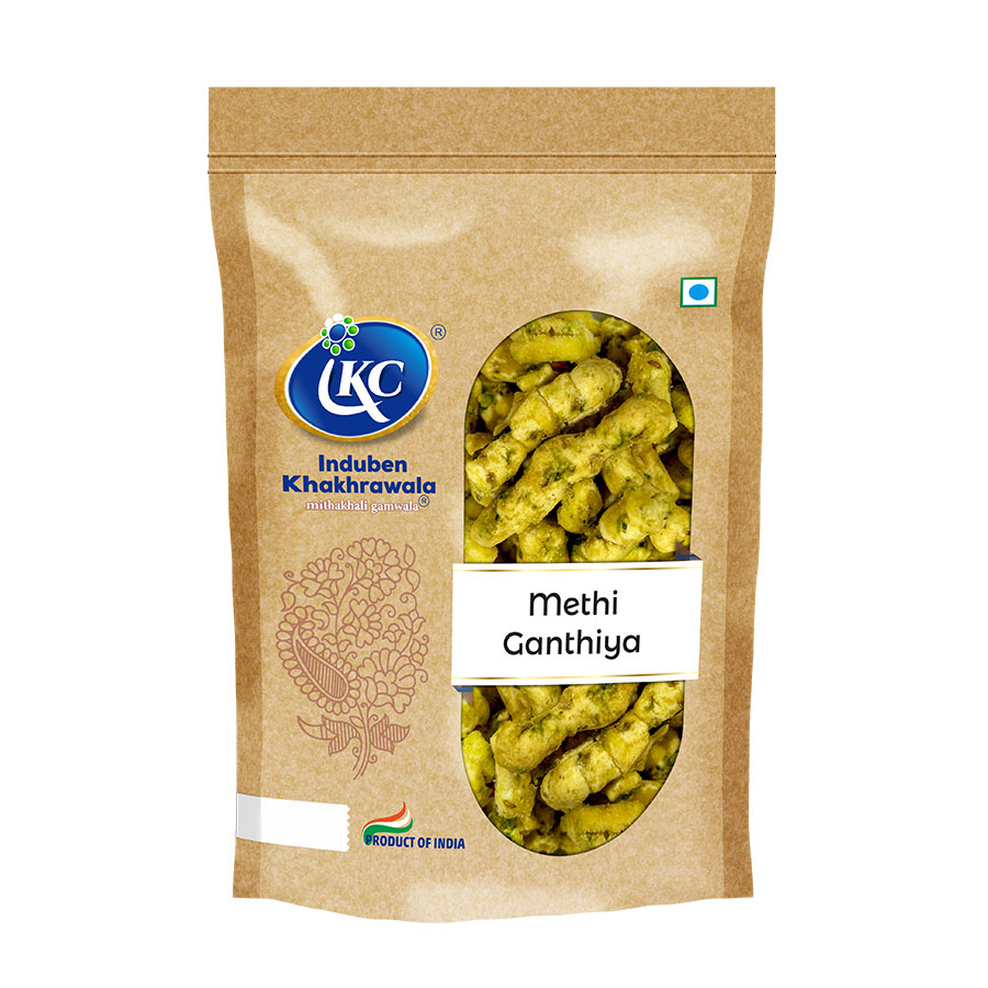 Induben Khakhrawala Special Methi Ganthiya | 400 gms