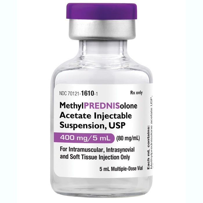 Methylprednisolone Acetate Injection 80 mg Multiple-Dose Vial 5 mL