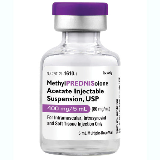 Methylprednisolone Acetate Injection 80 mg Multiple-Dose Vial 5 mL