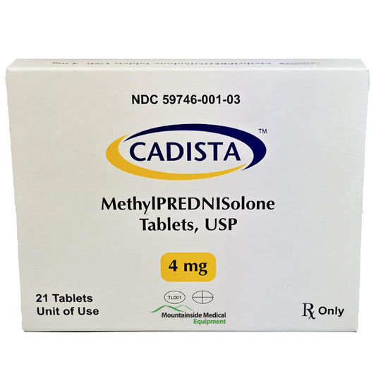 Methylprednisolone Tablets 4 mg 21 Count (Rx)