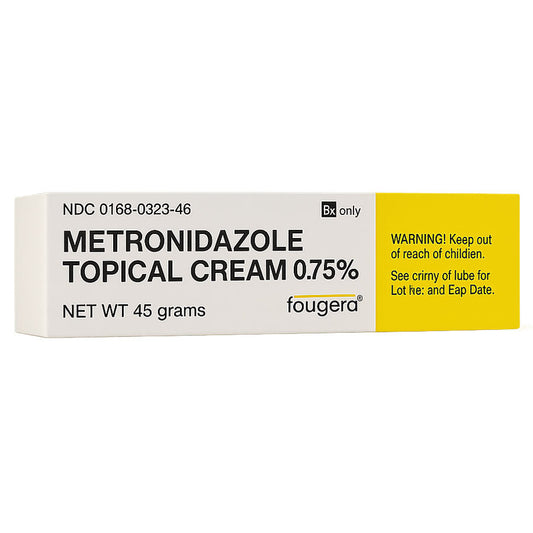 Metronidazole Cream 0.75% Topical Rosacea Cream 45 grams (RX)