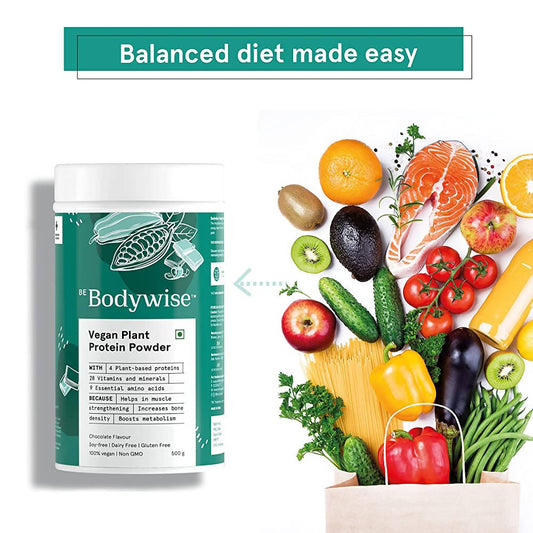 BeBodywise Vegan Plant Protein Powder for Women