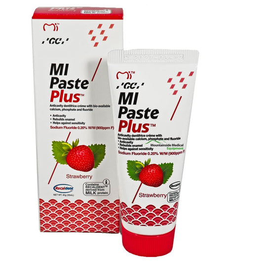 MI Paste Plus Strawberry Flavor with Recaldent 40 Gram