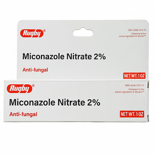 Miconazole Nitrate Cream 2% Antifungal Topical Cream 1 oz Tube