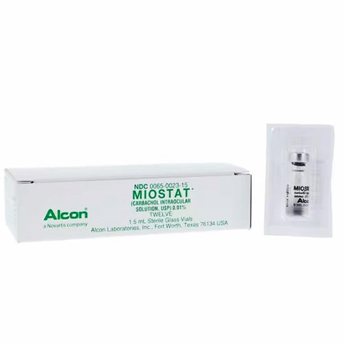 Miostat Injection (Carbachol Intraocular Solution) 0.01% x 12 Vials Per Box