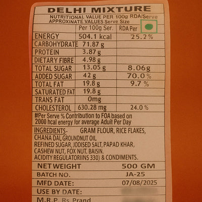 Mishri sweets-Special  Delhi  mixture 500 gms