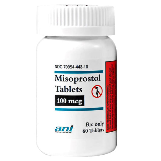Misoprostol Tablets 100 mcg 60 Tablets (RX)