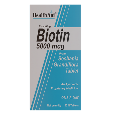 HealthAid Biotin 5000 mcg Tablets