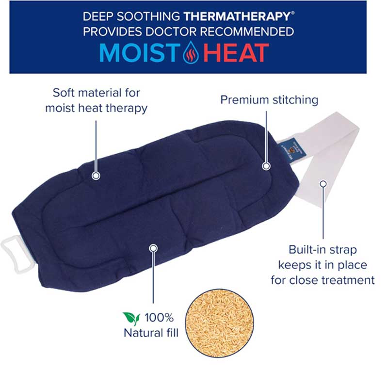 Microwave Heating Pad and Cold Pack for Back Pain, Neck Pain, Muscle Pain