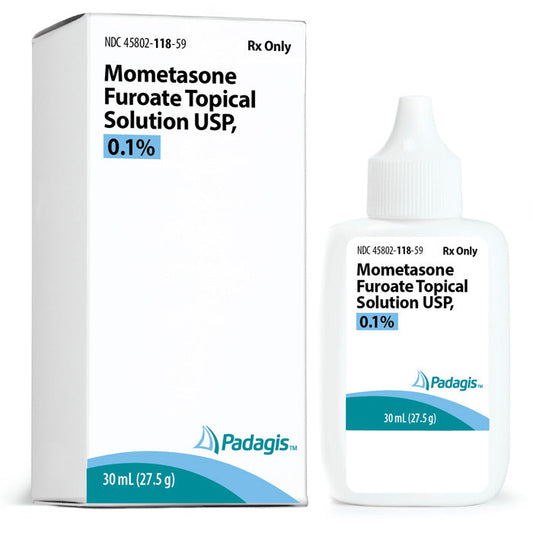 Mometasone Furoate Topical Solution 0.1% 60 mL (RX)