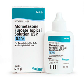 Mometasone Furoate Topical Solution 0.1% (Rx)