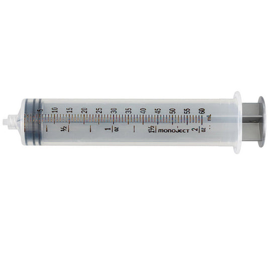 Monoject 60 mL Luer Lock Syringes 30 Per Box