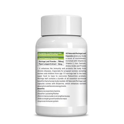 Ae Naturals Moringa Leaf Capsules