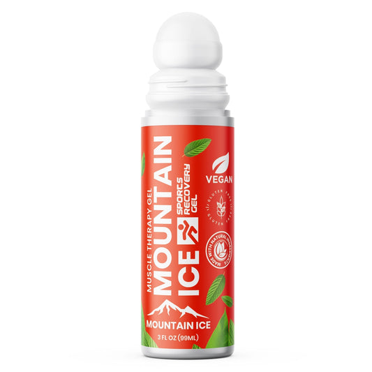 Mountain Ice Sports Recovery Muscle Pain Relief Gel Roll-on 3 oz - A