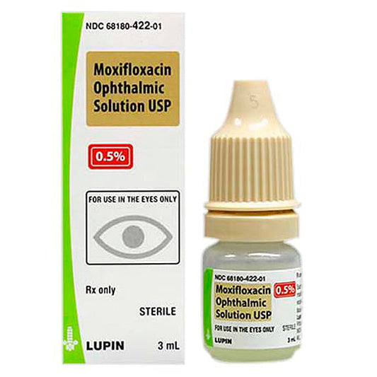 Moxifloxacin Ophthalmic Drops 0.5% by Lupin Pharma 3 mL (RX)