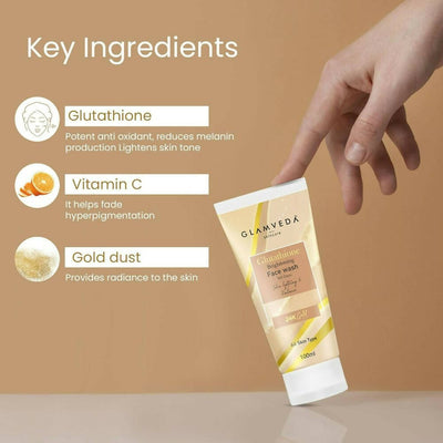 Glamveda Glutathione 24 K Gold Face Wash