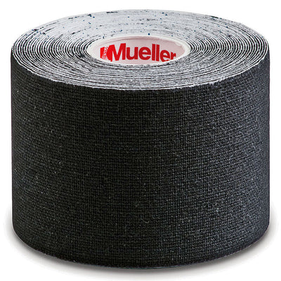 Mueller Kinesiology Tape Continuous Roll 2 inch x 16 Feet, Black