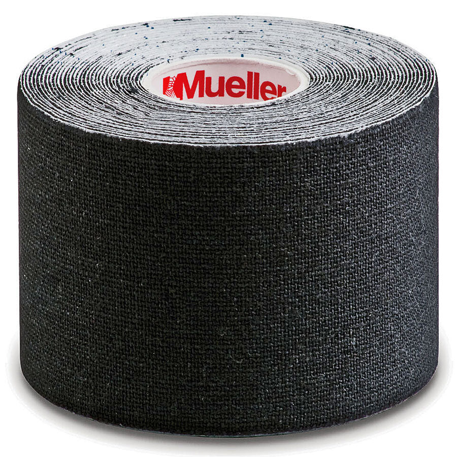 Mueller Kinesiology Tape Continuous Roll 2 inch x 16 Feet, Black