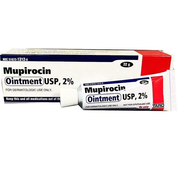 Mupirocin 2% Ointment by Taro Pharmaceuticals 22 gram (Rx)