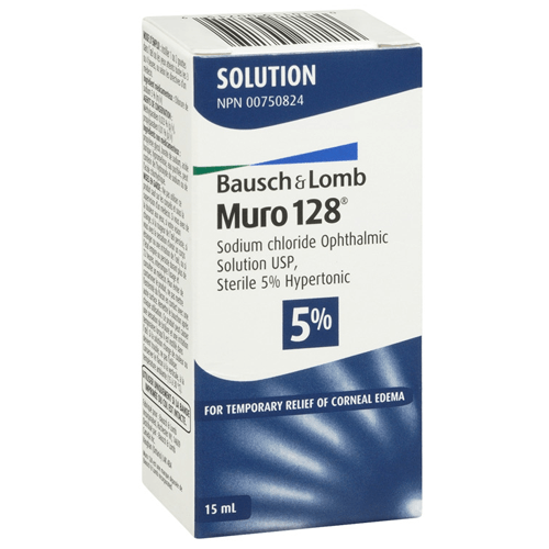 Muro 128 Eye Drops Sodium Chloride Hypertonicity Ophthalmic Solution Drops 5%