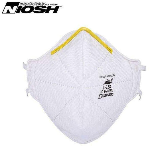 N95 Particulate Respirator Face Masks, 20/box  (NIOSH Approved)