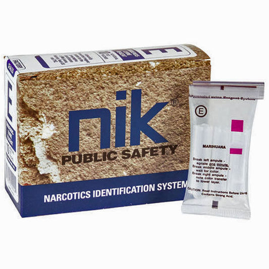 NIK Test Kit E Narcotics Identification Testing System, 10 Pack