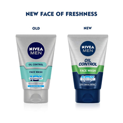 Nivea Men Oil Control Face Wash - For Oily Skin, With 10X Vitamin C Effect