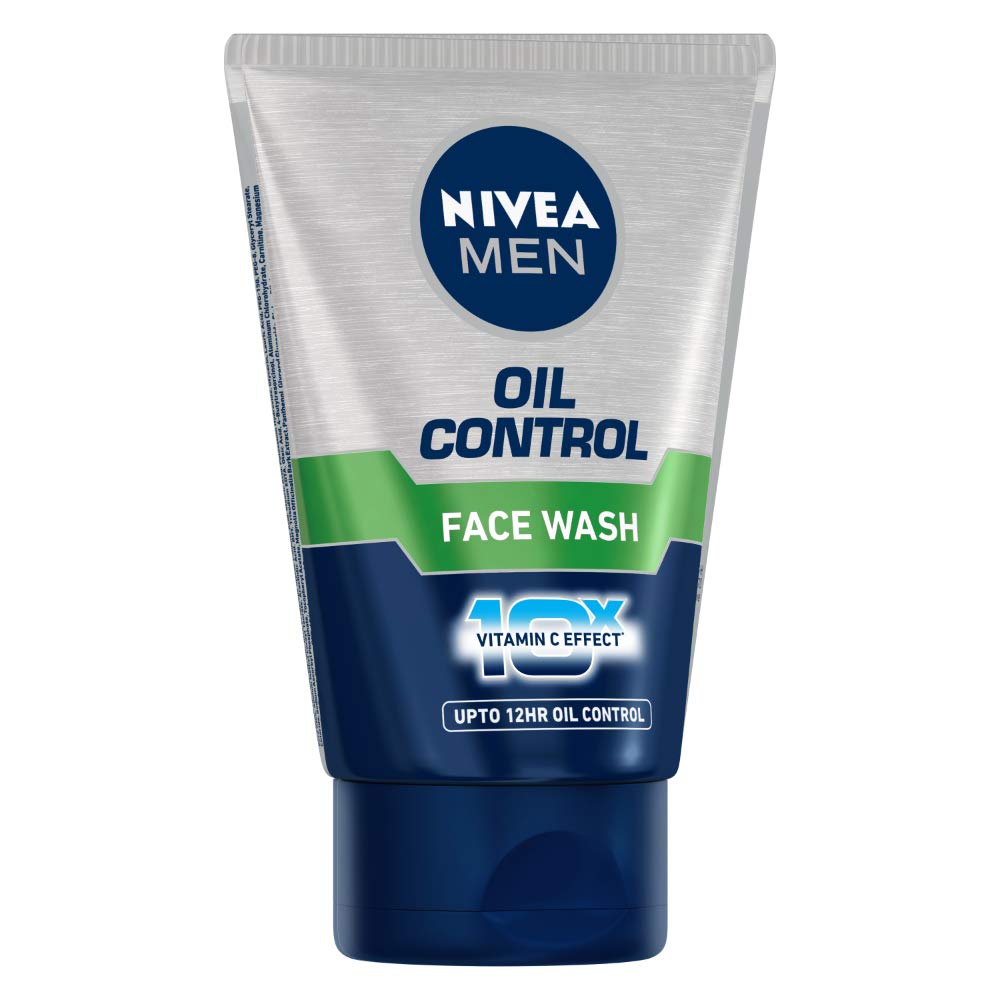 Nivea Men Oil Control Face Wash - For Oily Skin, With 10X Vitamin C Effect