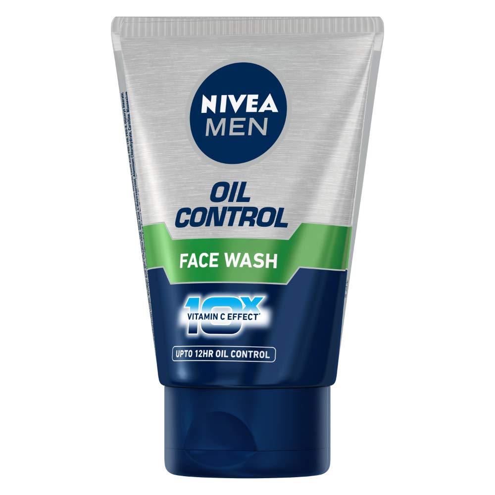 Nivea Men Oil Control Face Wash - For Oily Skin, With 10X Vitamin C Effect