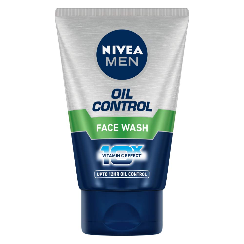Nivea Men Oil Control Face Wash - For Oily Skin, With 10X Vitamin C Effect