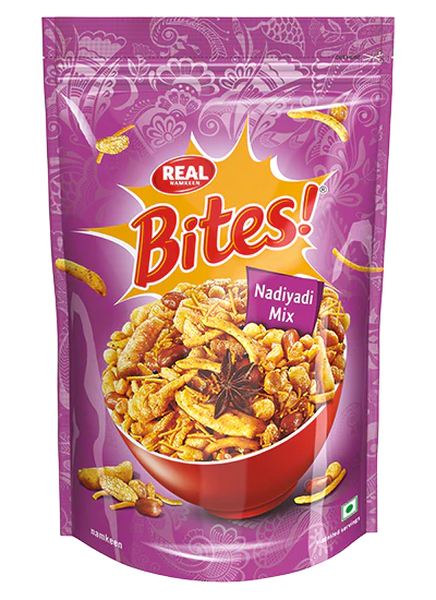 Real Bites Namkeen Nadiadi Mix | 400 gms