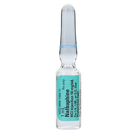 Nalbuphine HCl 10 mg/mL Ampules 1 mL x 10/Pack (RX)